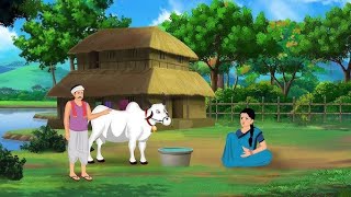 मेहनती किसान चंदन की ईमानदारी | Moral Story | Cartoon Story