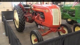 preview picture of video 'Antique tractors at the Lawn & Garden Show, Iowa State Fairgrounds'