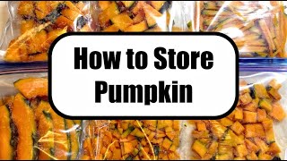 How to Store Pumpkin in Freezer