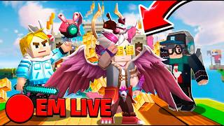 LIVE DE BLOCKMAN GO UPANDO NO MODO RANKEADO !!