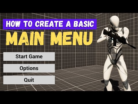 How To Create A Main Menu - Unreal Engine 5 Tutorial