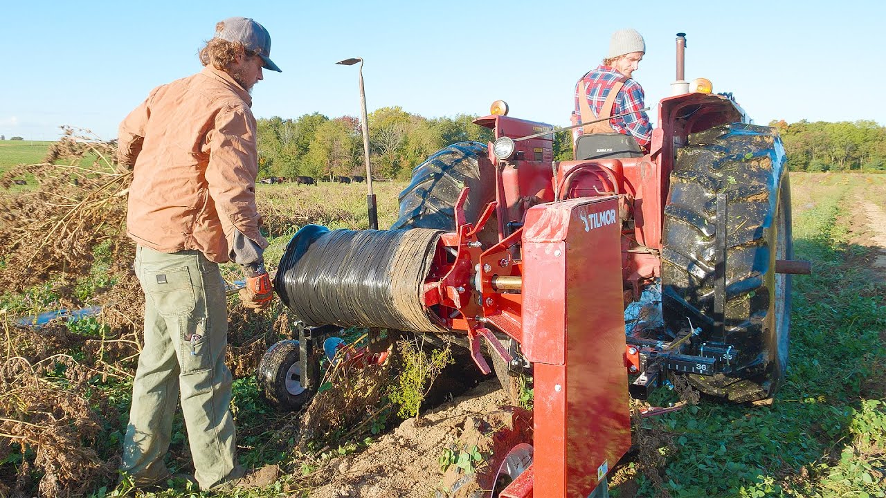 First Time Using Tilmor Plastic Winder To lift Our Hemp Plastic