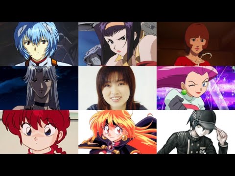 Megumi Hayashibara All Anime and Games Character Role Seiyuu/Voice Actors Comparison (Extra More!)