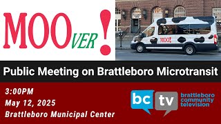 MOOver Microtransit Public Info Session 5/12/25