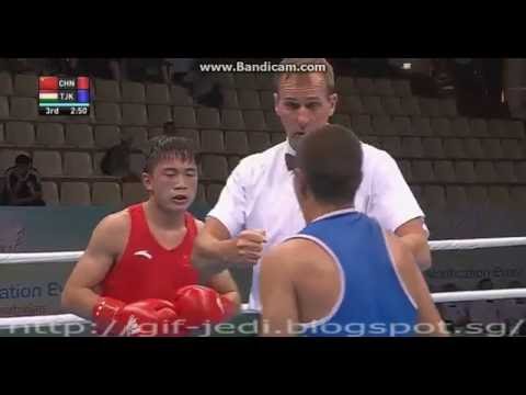 中国队china shan jun 山俊 vs tajikistan Anvar Yunusov