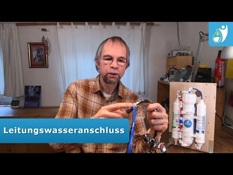 So einfach geht beim Aquamichel Mini der Anschluss am Leitungswasser