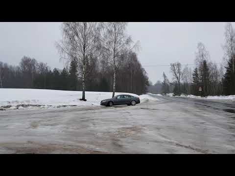 Audi A6 on ice