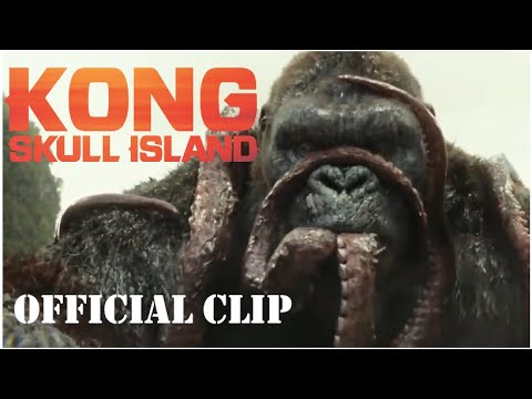 Kong vs Giant Squid      Top Movie Clip