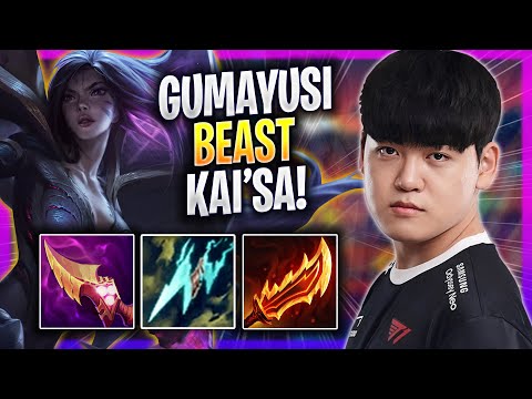 GUMAYUSI IS A BEAST WITH KAI'SA! - T1 Gumayusi Plays Kai'sa ADC vs Xayah! | Season 2023