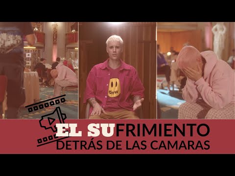 El sufrimiento de Justin Bieber detrás de las cámaras en la grabación de 'Yummy'