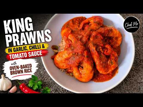 King Prawns in Garlic, Chilli & Tomato Sauce