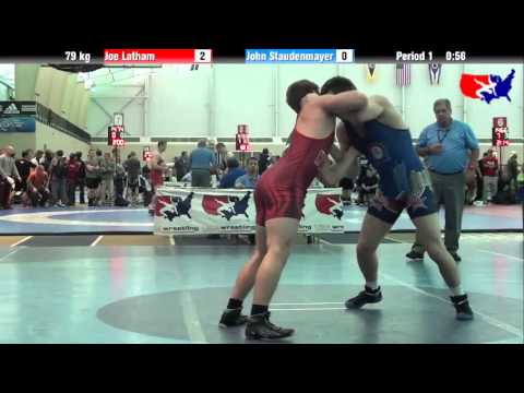 Joe Latham vs. John Staudenmayer at 2013 ASICS University Nationals - FS
