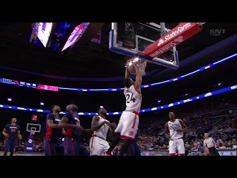 Raptors Highlights: Wright To Powell Alley-Oop - February 28, 2016