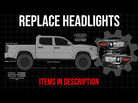 How to Replace Headlights Tacoma 3rd Gen