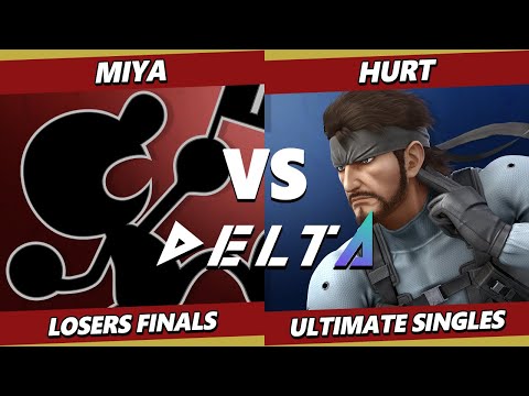 Delta 5 Losers Finals - Miya (Game & Watch) Vs. Hurt (Snake) Smash Ultimate - SSBU