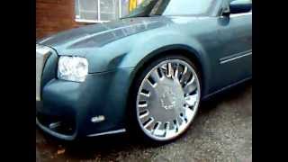 CHRYSLER 300 ON 24 INCH GREED ROGUE - DONE BY FACTORY TIRE &amp; RUBBER 416-744-1414
