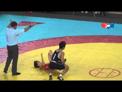 Cadet World GR - Sultangali (KAZ) tech. fall Norstrem (USA), 50 kg