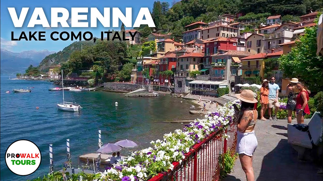 Embark on an immersive walking tour through Varenna.