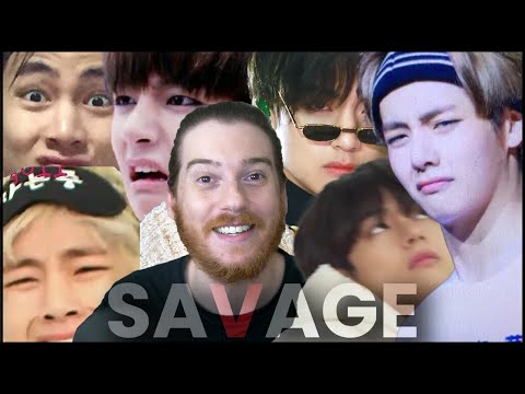 BTS: Kim Taehyung doesn't do savage, he's BORN SAVAGE Reaction!