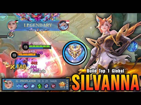 MVP 16.2 Points Silvanna Insane 19 Kills & 21 Assist!! - Build Top 1 Global Silvanna ~ MLBB