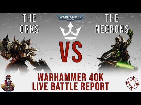 Tempest of War - Eddie Vs @TabletopTitans Adrian! - Necrons Vs Orks - Warhammer 40k