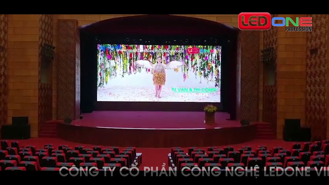 UBND Tỉnh Hải Dương | Trung tâm Văn hóa xứ Đông | Ledone lắp đặt gói thầu màn hình LED phòng Sự kiện