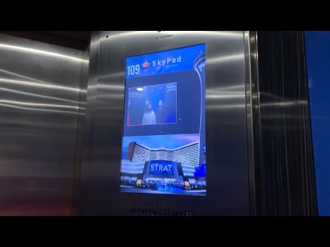 ROCKET FAST 1800 FPM Otis Series M4 Double Decker traction elevators @ Stratosphere Las Vegas, NV