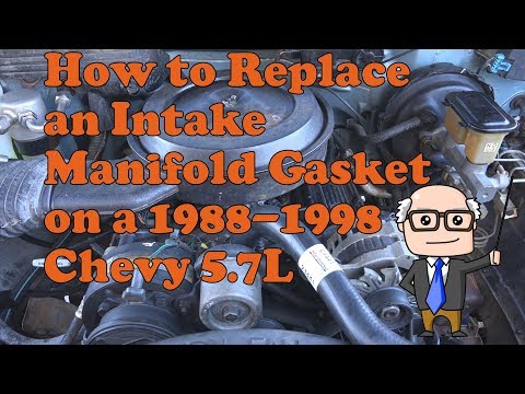 How to install an intake gasket on a 1988-1998 Chevy K1500 Silverado