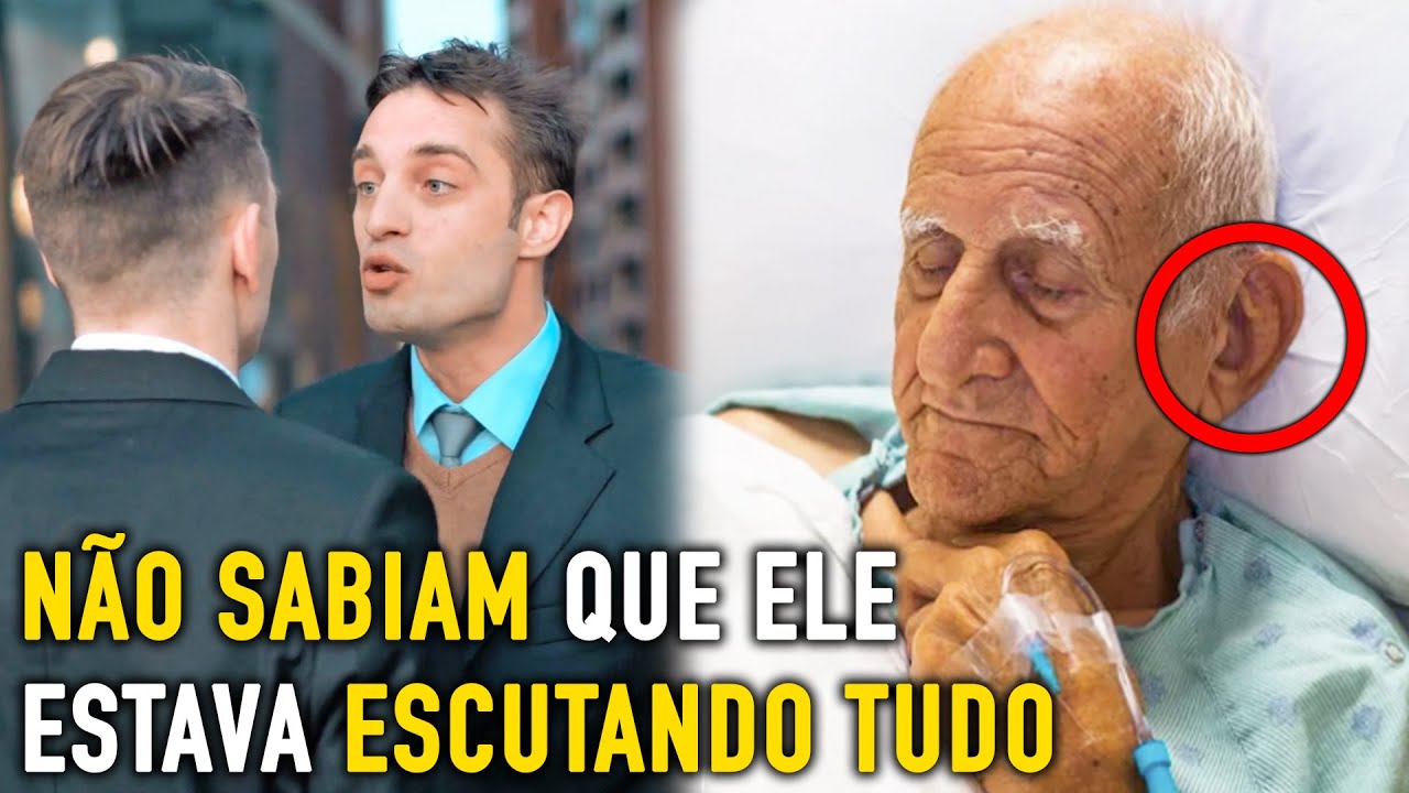 No Hospital, Ele Ouviu Seus Filhos Dividindo Sua Herança e Brigando. Foi Aí Que Ele Interrompeu