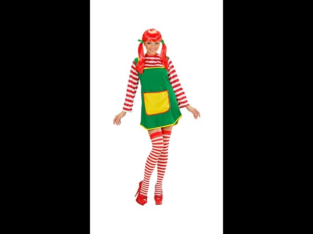 Pippi kostume til voksne video