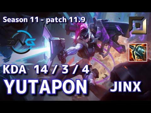【EUWサーバー/M1】DFM Yutapon ジンクス(Jinx) VS セナ(Senna) BOT - Patch11.9 EUW Ranked【LoL/MSI】