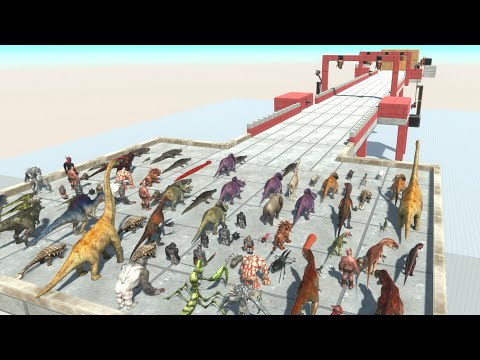 Who Can Survive Flamethrower Road ► Animal Revolt Battle Simulator