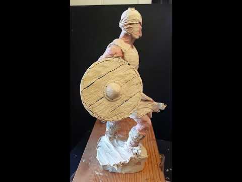 Sculpting an undead viking