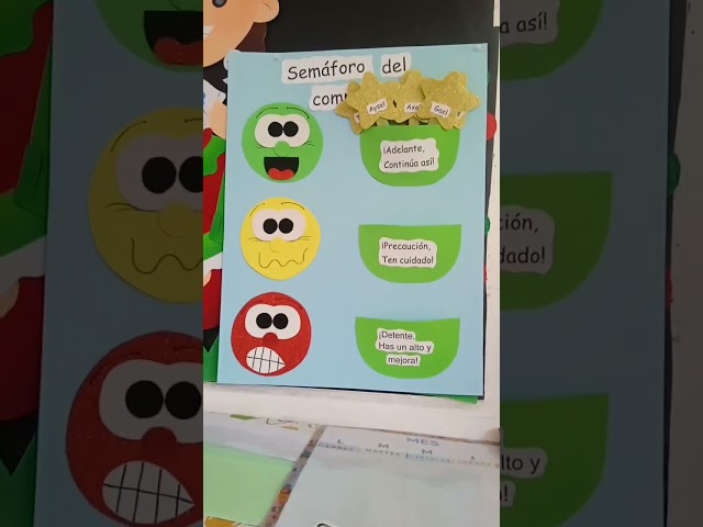 Vídeo relacionado con Tarjetas de comportamiento de semáforo con cordón de emoji, ayuda de comunicación para autismo, TDAH, ENVIAR, SEN, no verbal