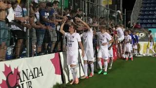 Děkovačka po zápase Zlín-Baník, 21.9.2018 Děkovačka po zápase Zlín-Baník, 21.9.2018