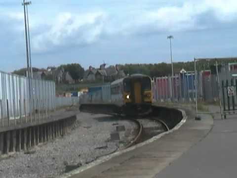 class 153  arriving at heysham port