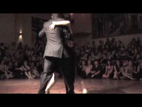 Ezequiel Paludi and Geraldine Rojas are dancing to a tango