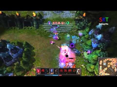 Highlight Insane Plays #26 Faker Hide on Bush Pentakill