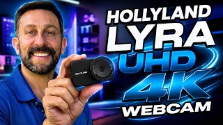 Hollyland Lyra UHD 4K Webcam with Lark A1 Wireless Transmitter - 1/1.5" CMOS Sensor, Hi-Fi Audio