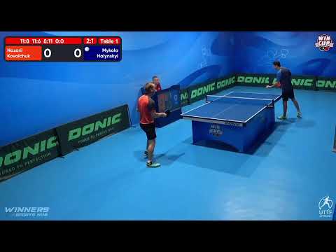 08:00 Nazarii Kovalchuk 3-1 Mykola Halynskyi West 1 WIN CUP 30.10.2022 | TABLE TENNIS WINCUP