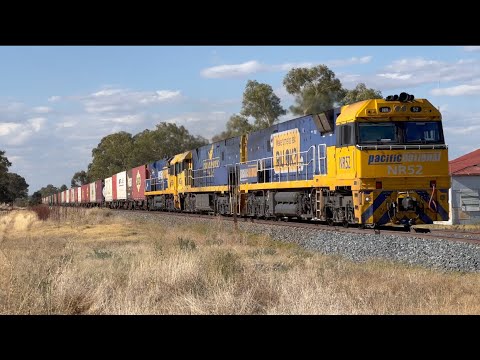 Freight And Passenger Trains In Rural Australia Part 2 - 4K