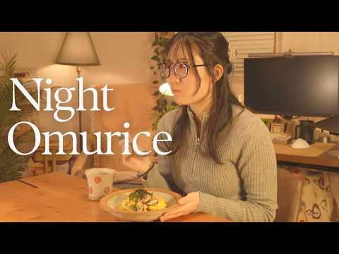 How I Treat Myself 🇯🇵 Baking My Childhood Dream & Omurice | Japanese Working Woman Night Routine