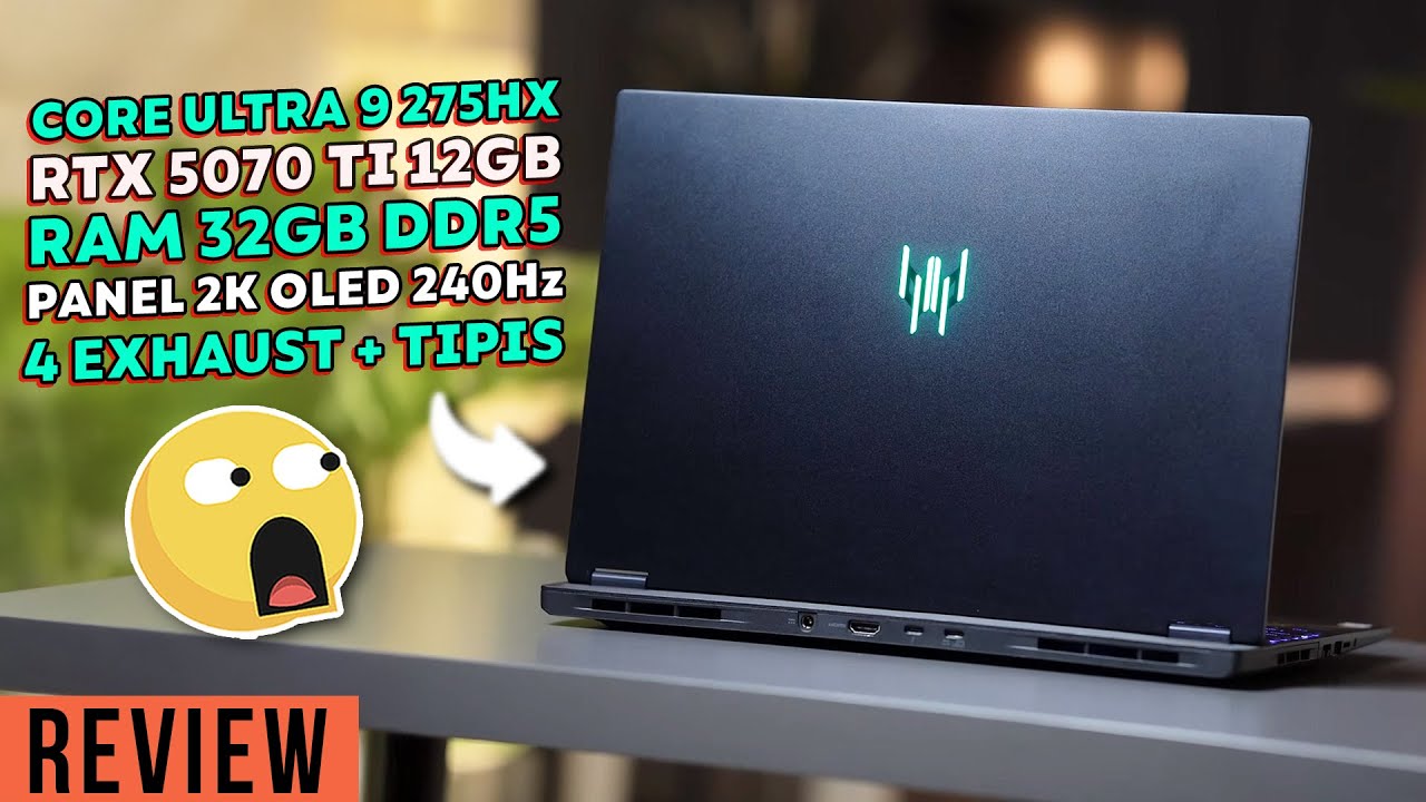 RTX 5070 TI 12GB Paling Worth IT + TIPIS PULA! Acer Predator Helios Neo 16S AI