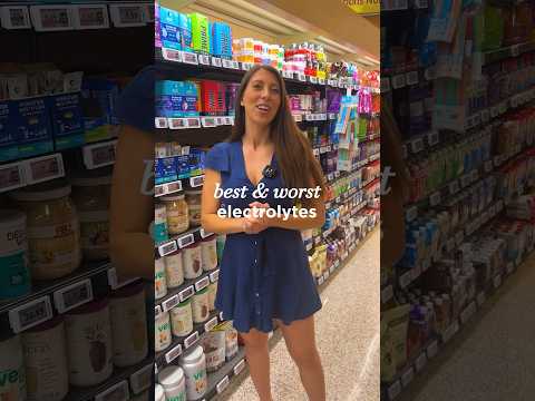 Best & worst electrolytes! #electrolytedrink #electrolyets #healthyeating #grocerylist #groceryhaul