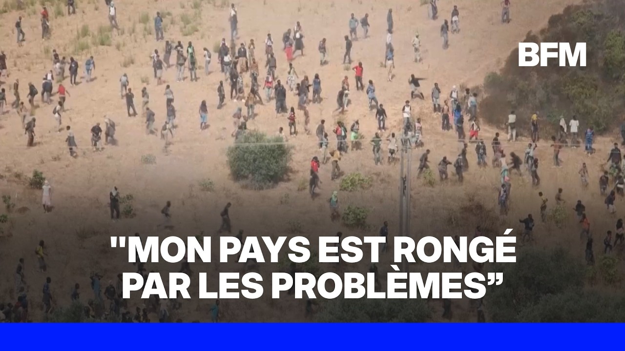 Alertés par des rumeurs, des dizaines de migrants affluent vers la frontière