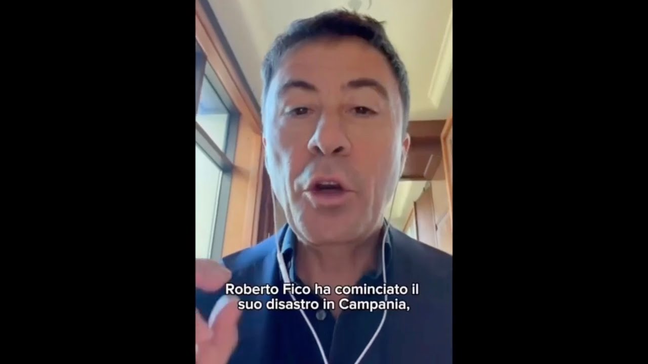 ITALO BOCCHINO: "DISASTRO ROBERTO FICO, IN CAMPANIA I PARENTI VANNO BENE, A DESTRA È SCANDALO”