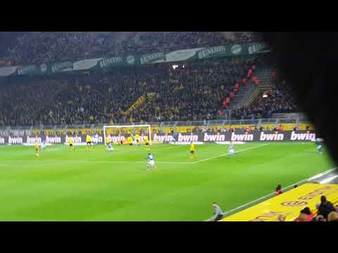 Das 4:4  BVB vs. SCHALKE 04 aus Block 45