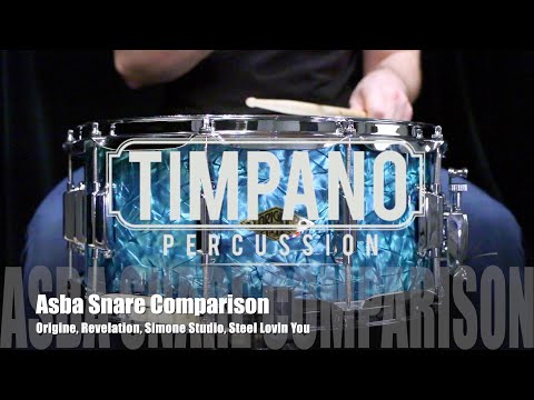Asba Snare Comparison: Revelation, Super Chromatic, Origine, Simone Studio