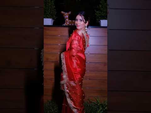 My love for saree is not new and this one was living rent free in my mind🥰❤️ #neetubisht