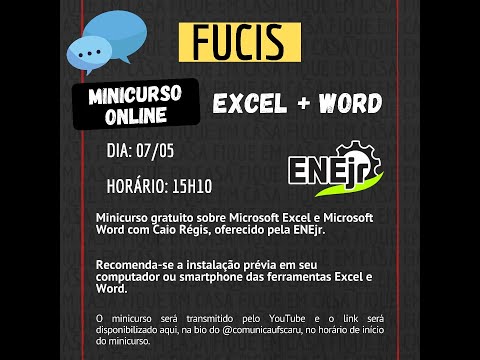 FUCIS - Minicurso de Word + Excel